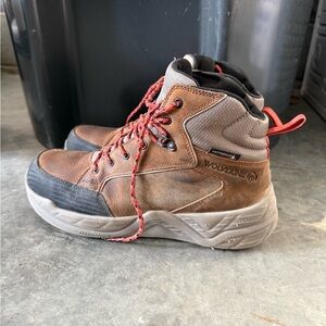 Wolverine Men's Brown and Black Lace-Up Boots